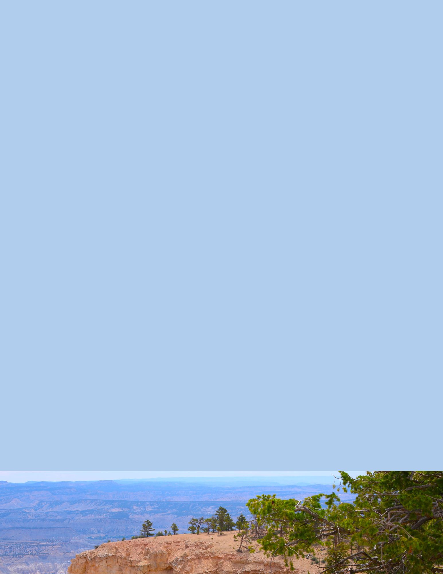 Bryce Canyon Landscape Stationery 8.5x11