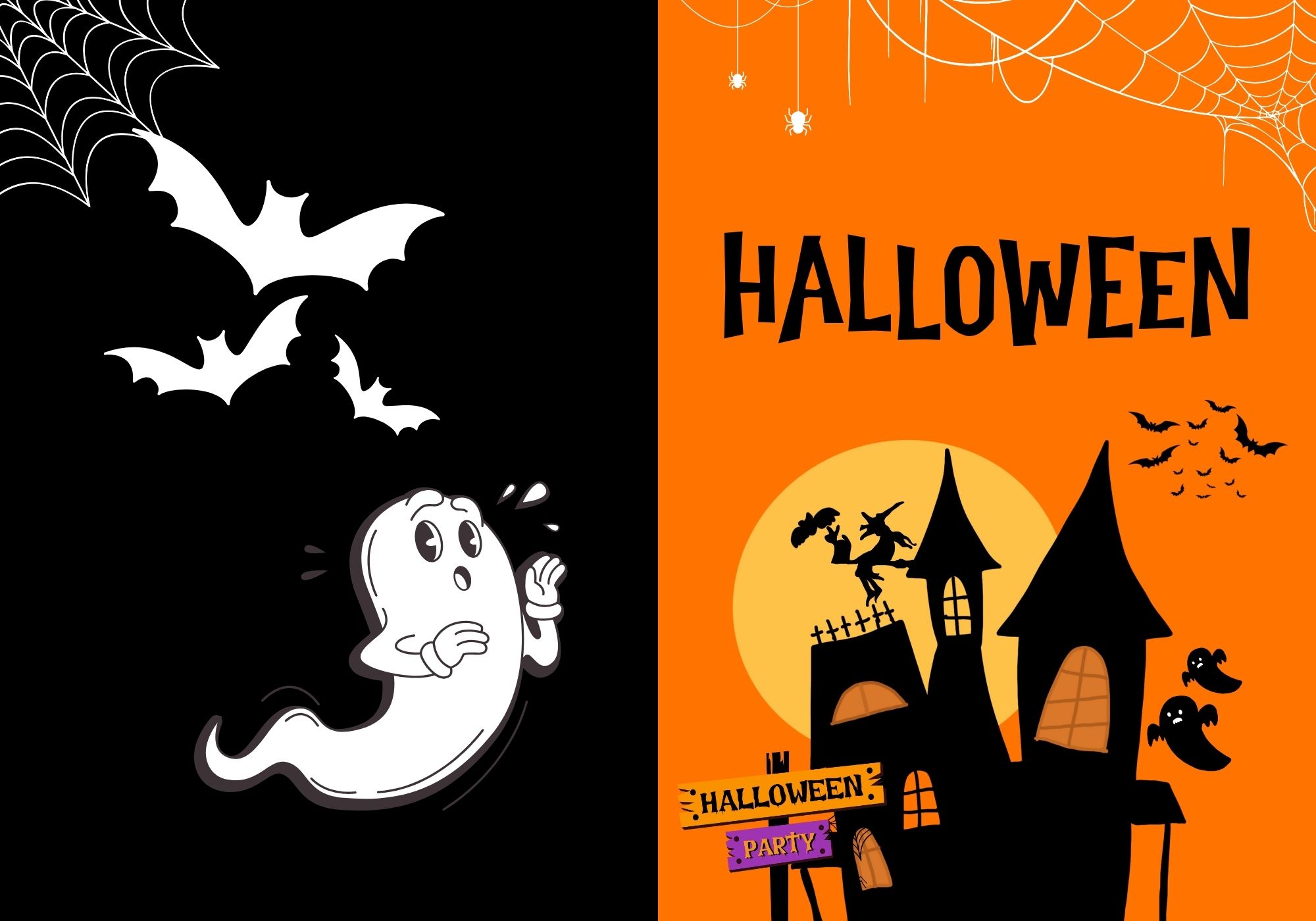 Halloween Greeting Cards - Printable Download