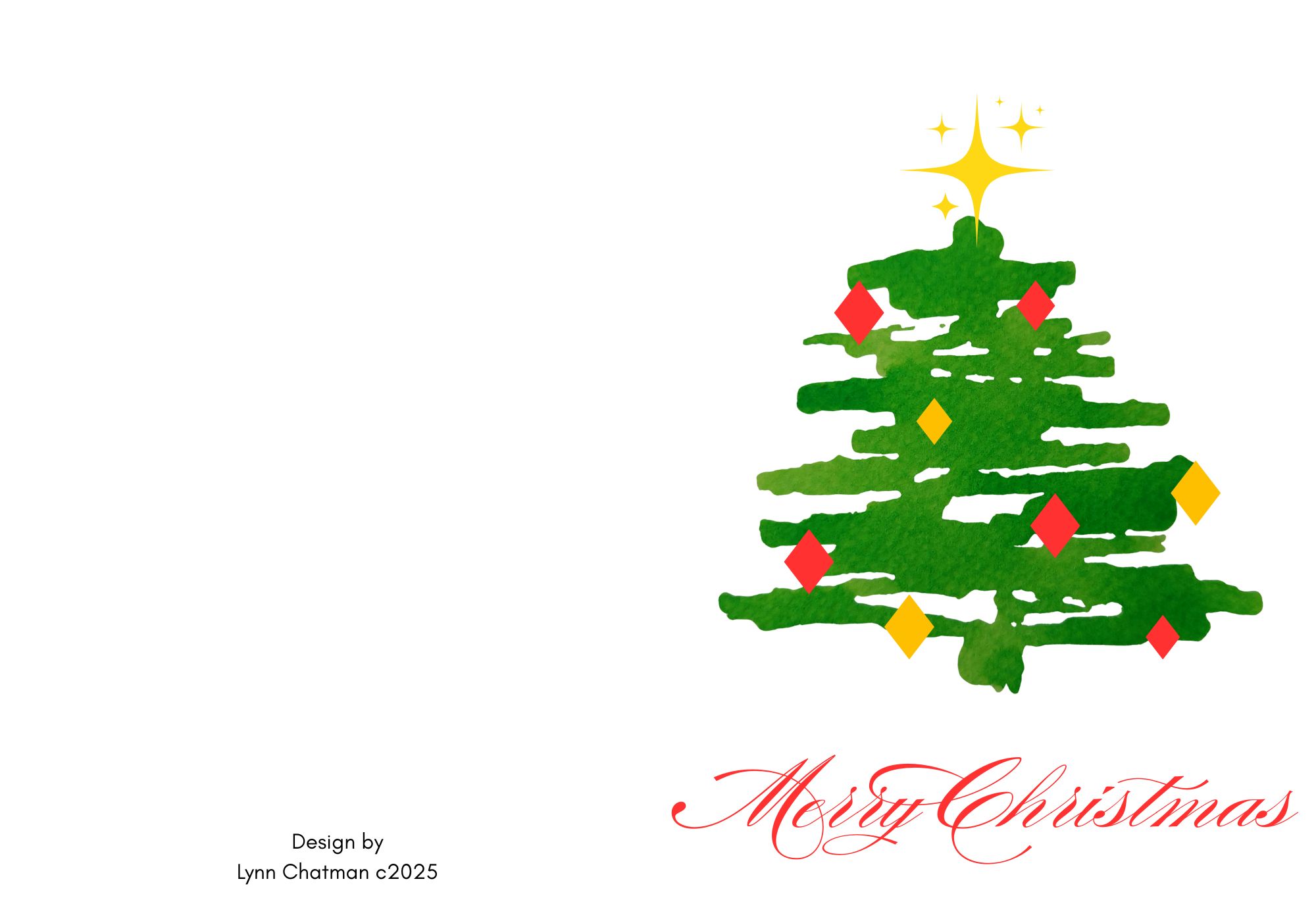 Five Custom Holiday Greeting Cards