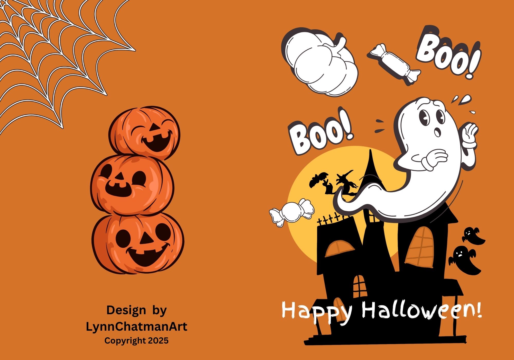 Halloween Greeting Cards - Printable Download