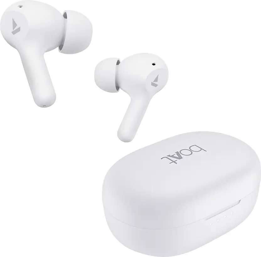 Boat airdopes 71 w/ 40 HRS Playback, ENX Technology & Beast Mode(Low Latency) Bluetooth  (Frost White, True Wireless)