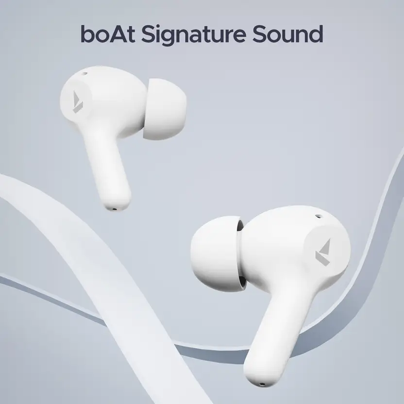 Boat airdopes 71 w/ 40 HRS Playback, ENX Technology & Beast Mode(Low Latency) Bluetooth  (Frost White, True Wireless)