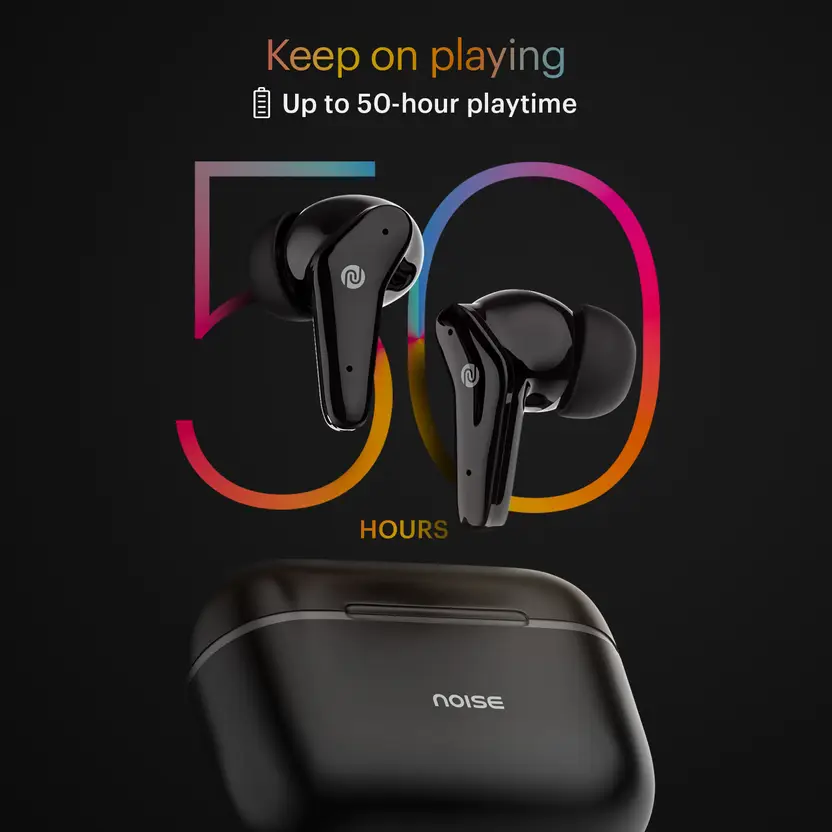 Noise Buds VS102 with 50 Hrs Playtime, 11mm Driver, IPX5 and Unique Flybird Design Bluetooth  (Midnight Blue, True Wireless)