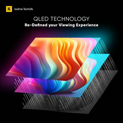 realme TechLife CineSonic Q 80 cm (32 inch) QLED HD Ready Smart Google TV 2025 Edition with 40 W Speaker  (32HDGQRVS2Q)