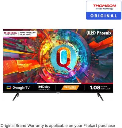 Thomson Phoenix 108 cm (43 inch) QLED Ultra HD (4K) Smart Google TV (Q43H1110)