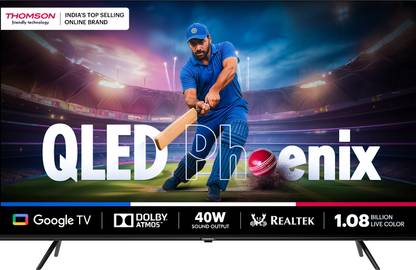 Thomson Phoenix 108 cm (43 inch) QLED Ultra HD (4K) Smart Google TV (Q43H1110)