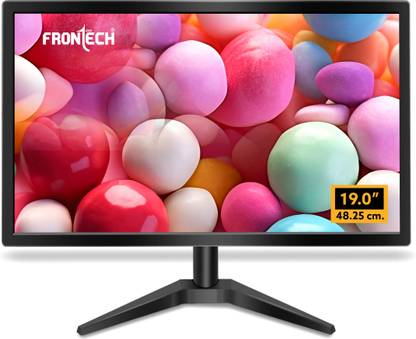 Frontech - 48.26 cm (19 inch) HD LED Backlit VA Panel Monitor (MON-0071)  (Adaptive Sync, Response Time: 5 ms, 60 Hz Refresh Rate