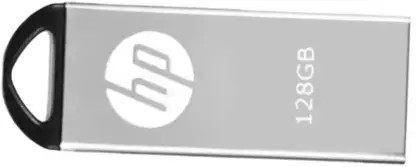 HP PENDRIVE FREE USB OTG 128 GB PenDrive USB 2.0, USB 3.0 Metal Case  (Grey)