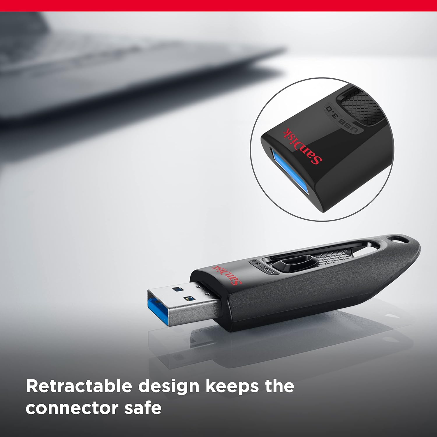  SanDisk Ultra USB 3.0, Flash Drive, Upto 130MB/s R, Pendrive, Black, 5Y Warranty (SDCZ48-064G-I35)