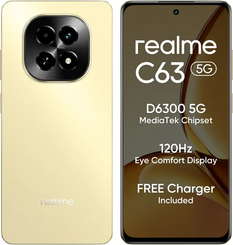 realme C63 5G Charger in the Box