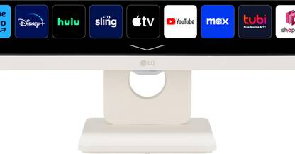 LG 68.58 cm (27 inch) Full HD IPS Panel with webOS, Apple AirPlay 2,HomeKit compatibility Smart Monitor (27SR50F-WA.ATRMJSN) 
