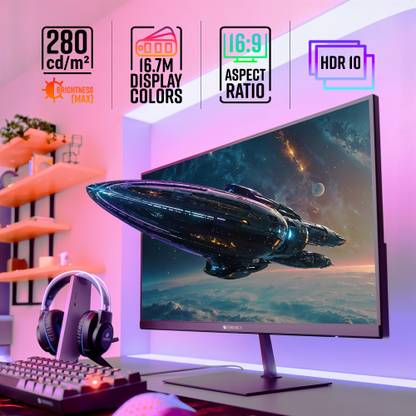 ZEBRONICS 60.96 cm (24 inch) Full HD IPS Panel 