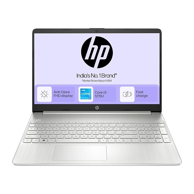 HP 15s Intel Core i3 11th Gen 1115G4 - (8 GB/512 GB SSD/Windows 11 Home) 15s-fq2671TU Thin and Light Laptop (15.6 inch, Jet Black, 1.69 Kg, With MS Office)
