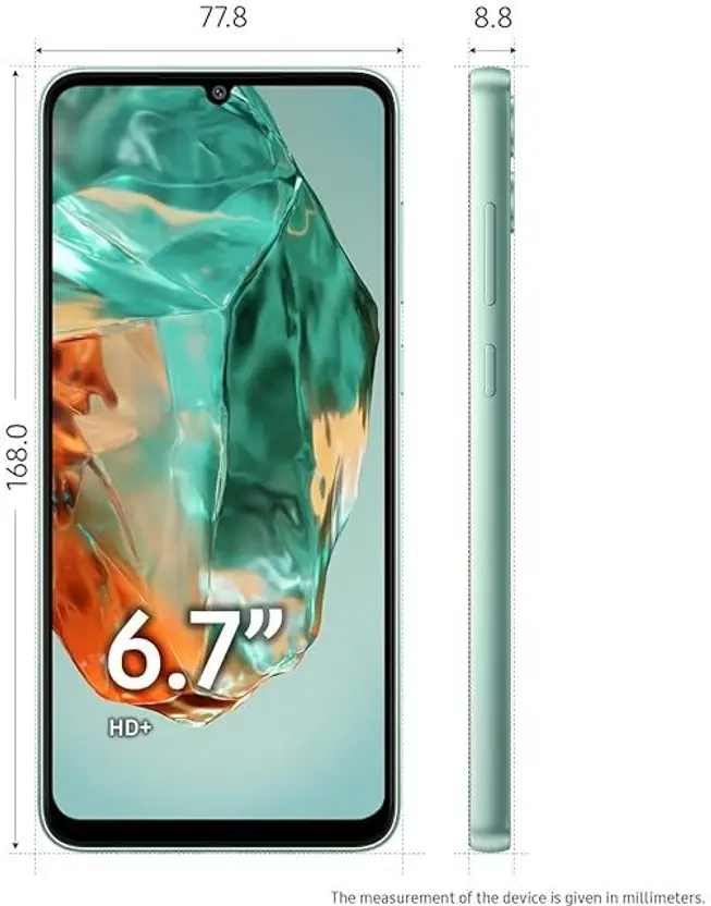 Samsung M05 (Mint Green, 64 GB)  (4 GB RAM)