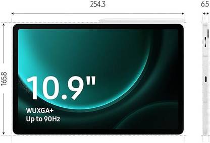Samsung Galaxy Tab S9 FE 6 GB RAM 128 GB ROM 10.9 inch with Wi-Fi Only Tablet