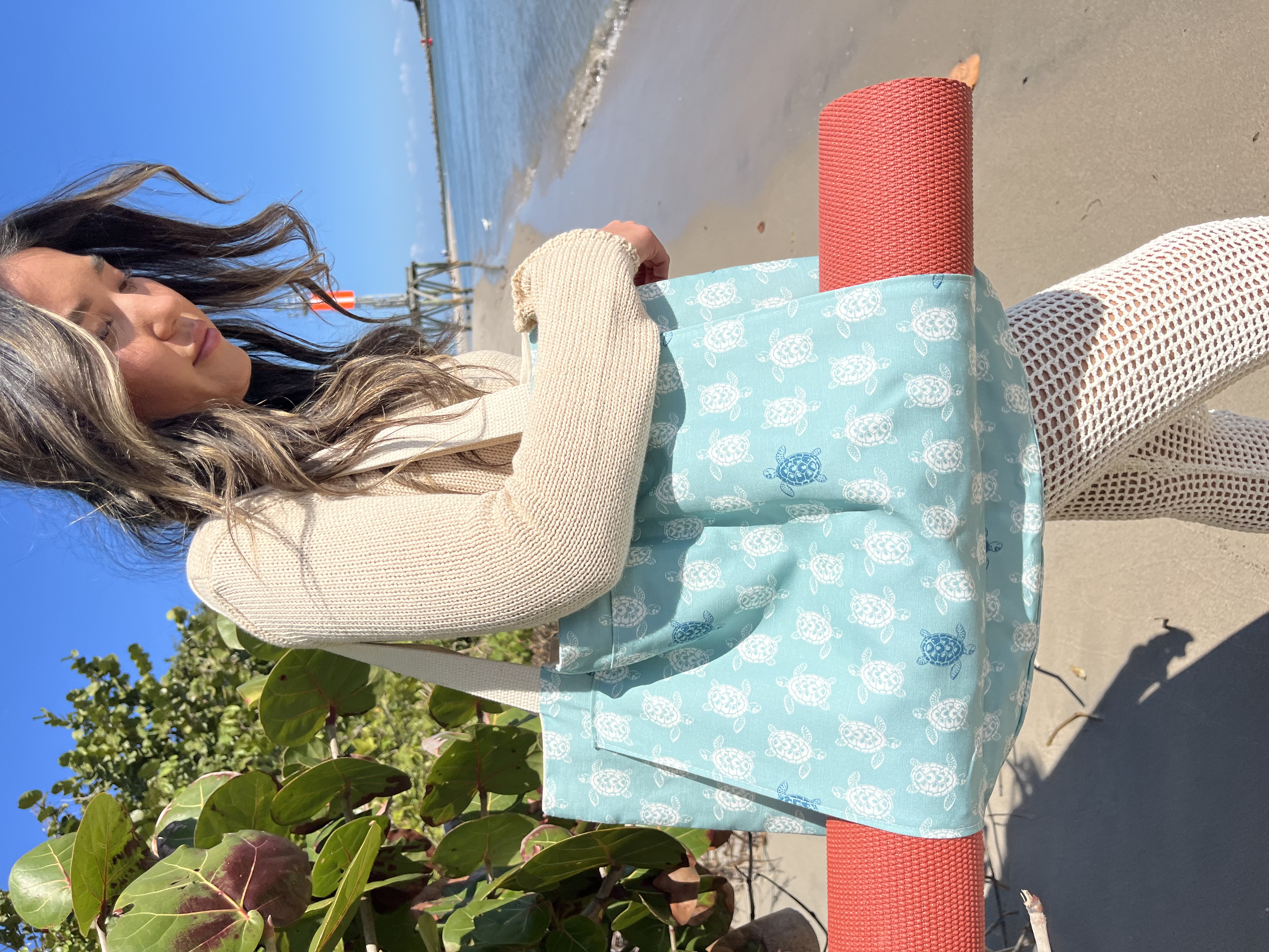 Turtle Yoga Tote