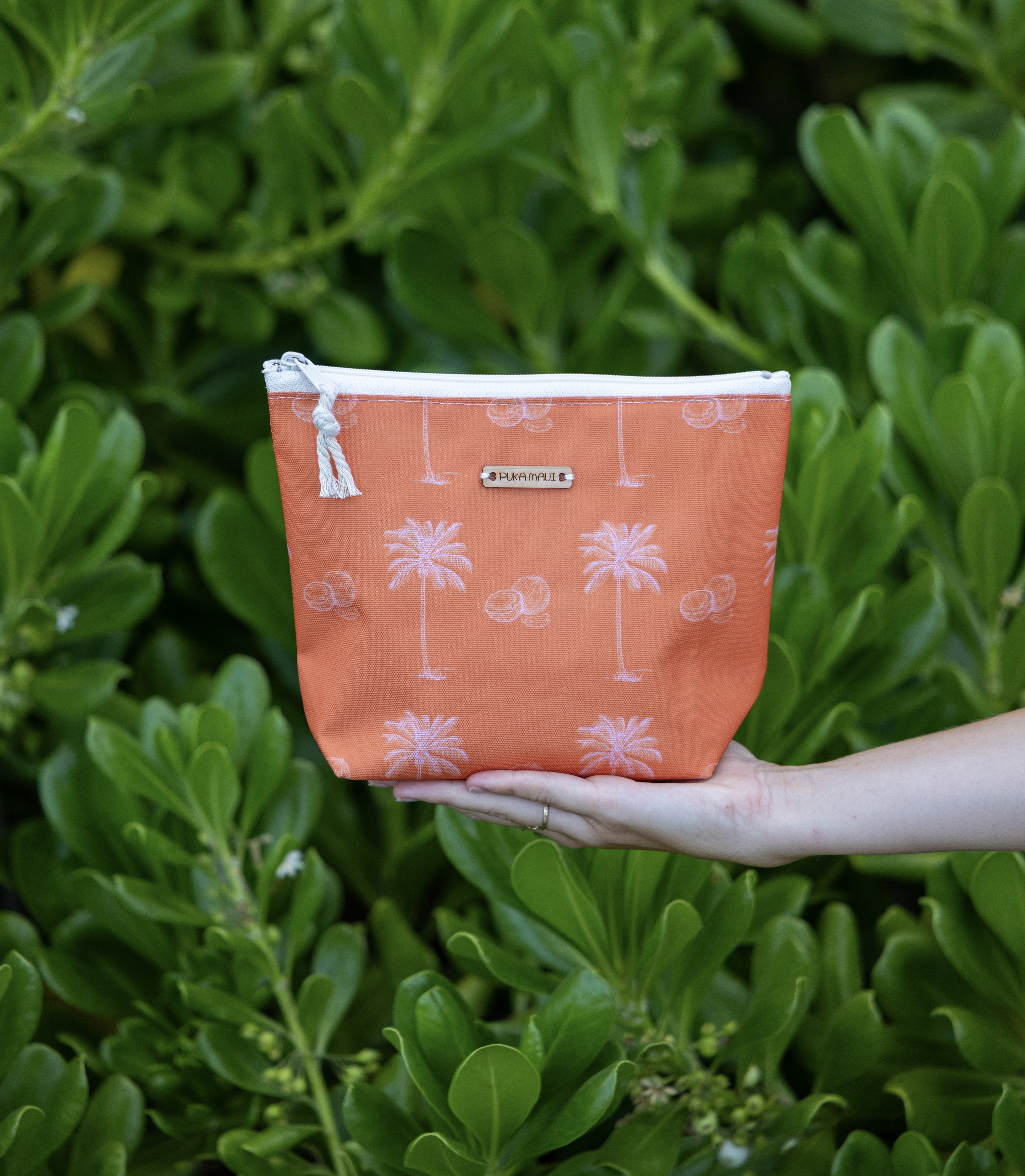 Coral Coconuts Standup Pouch 