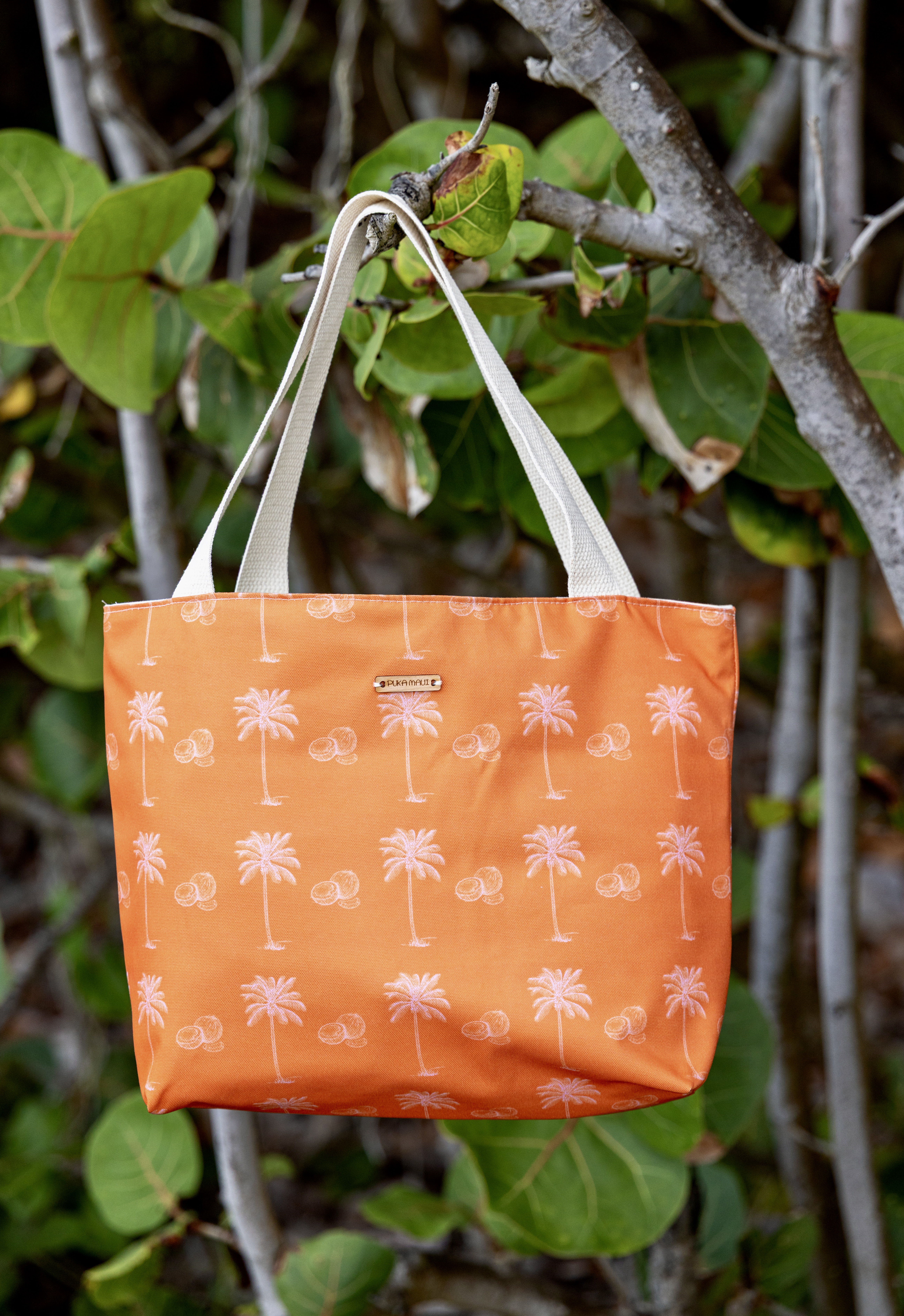 Coral Coconuts Tote