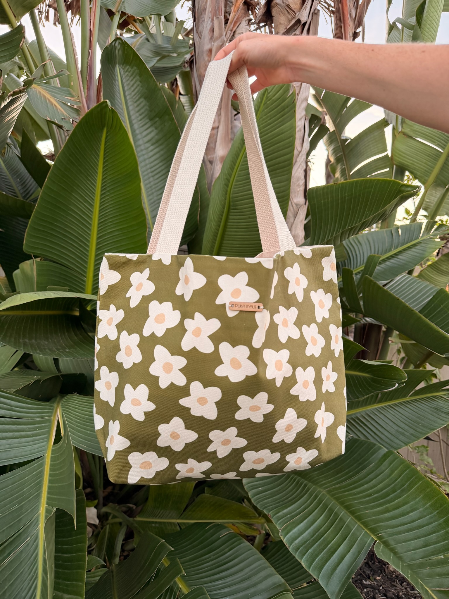 Olive Blossom Tote