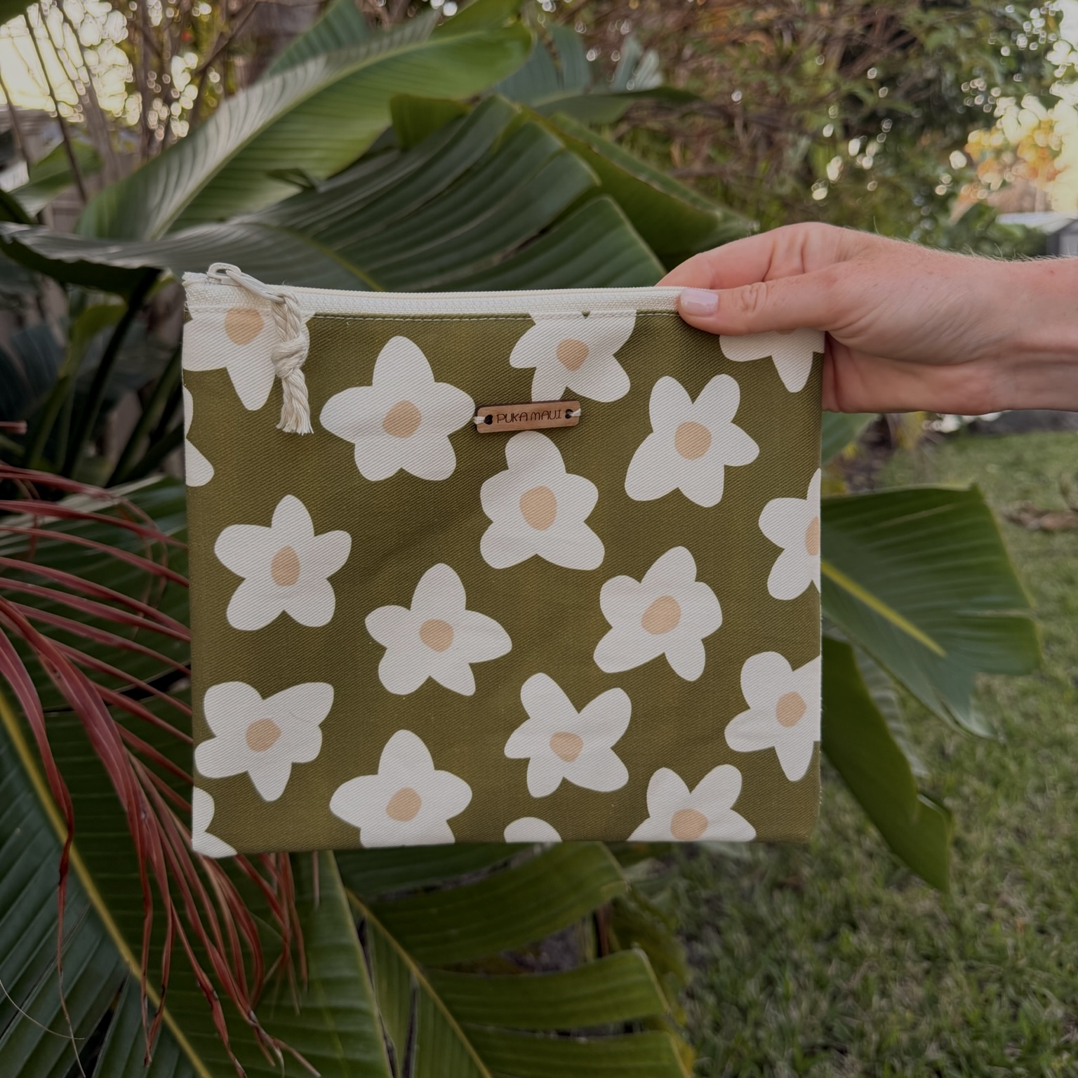 Olive Blossom Pouch