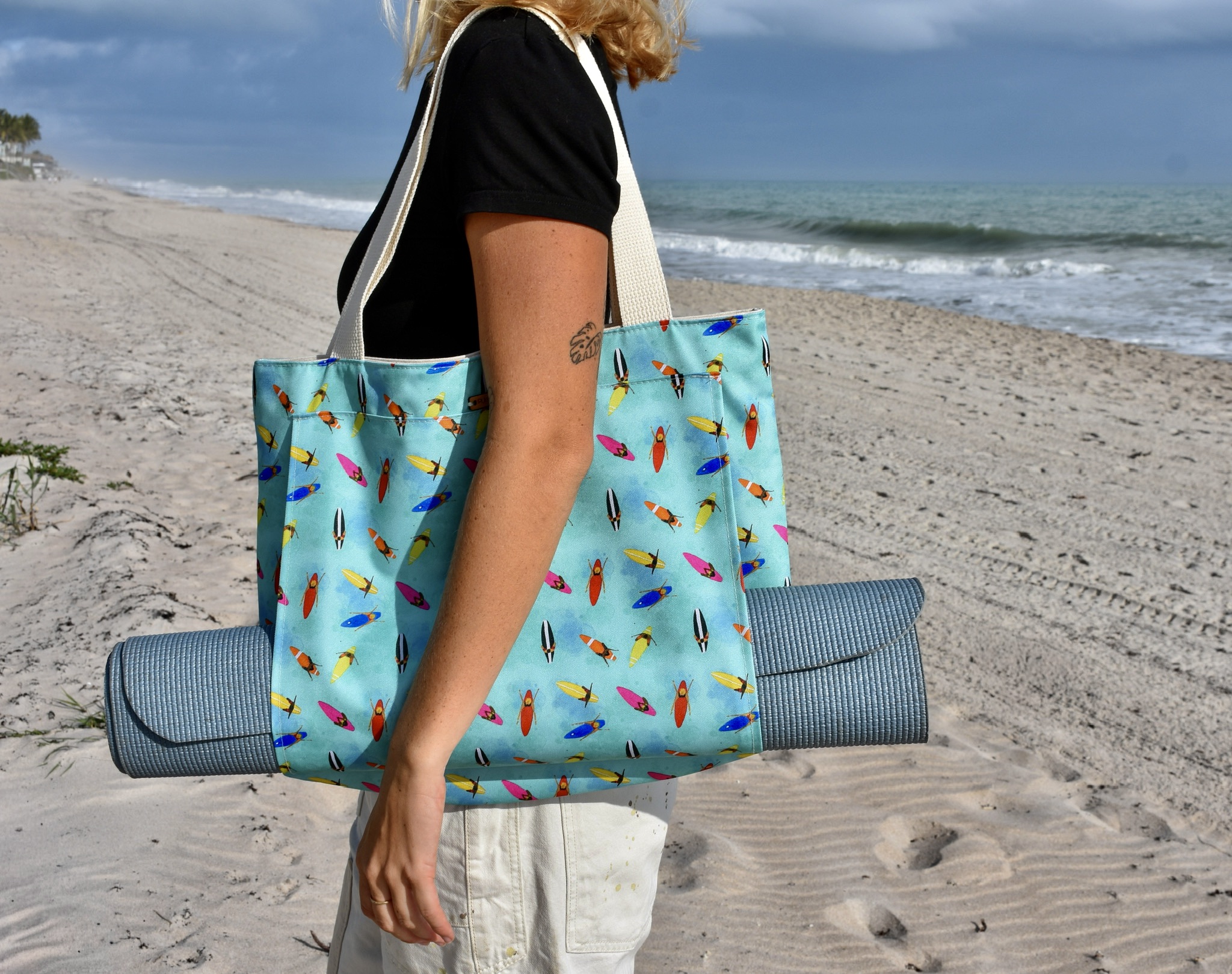 Surfer's Paddle Out Yoga Bag