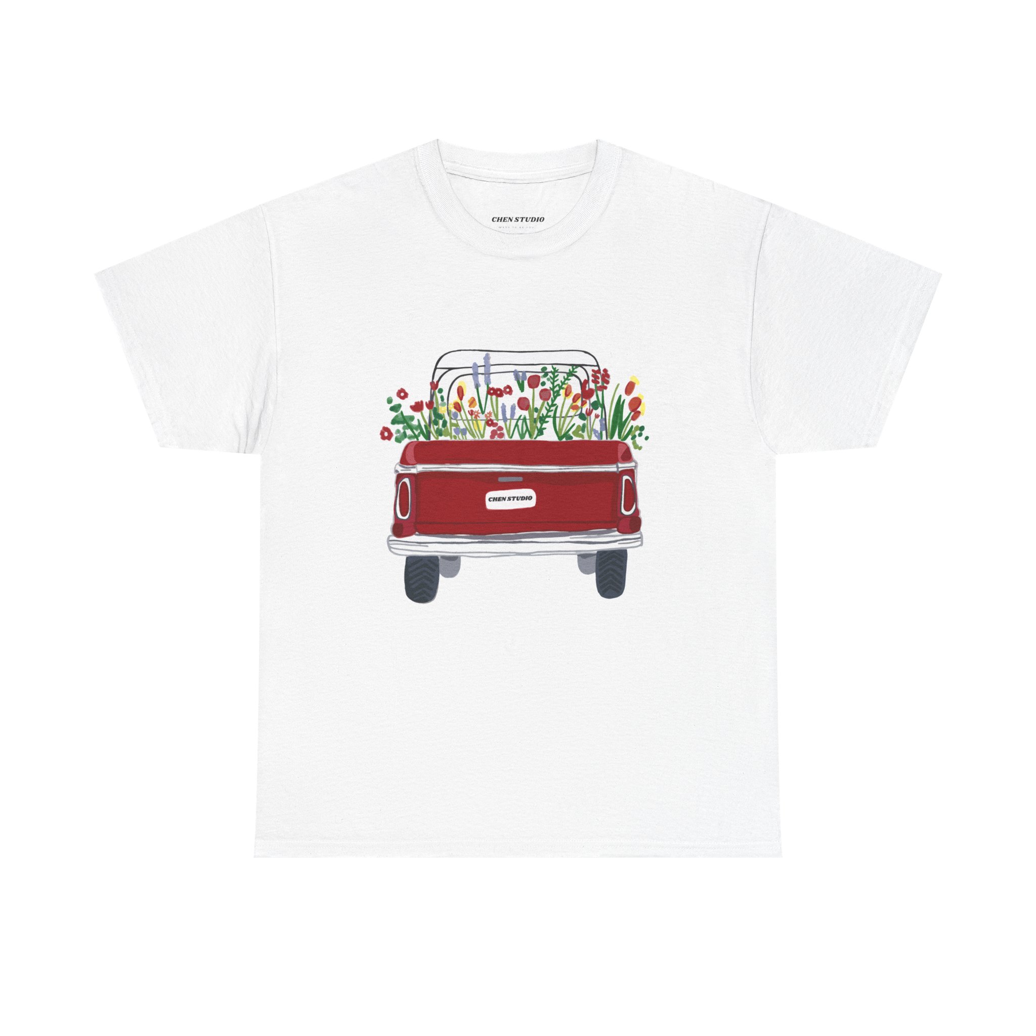 Truck flowers shirt 