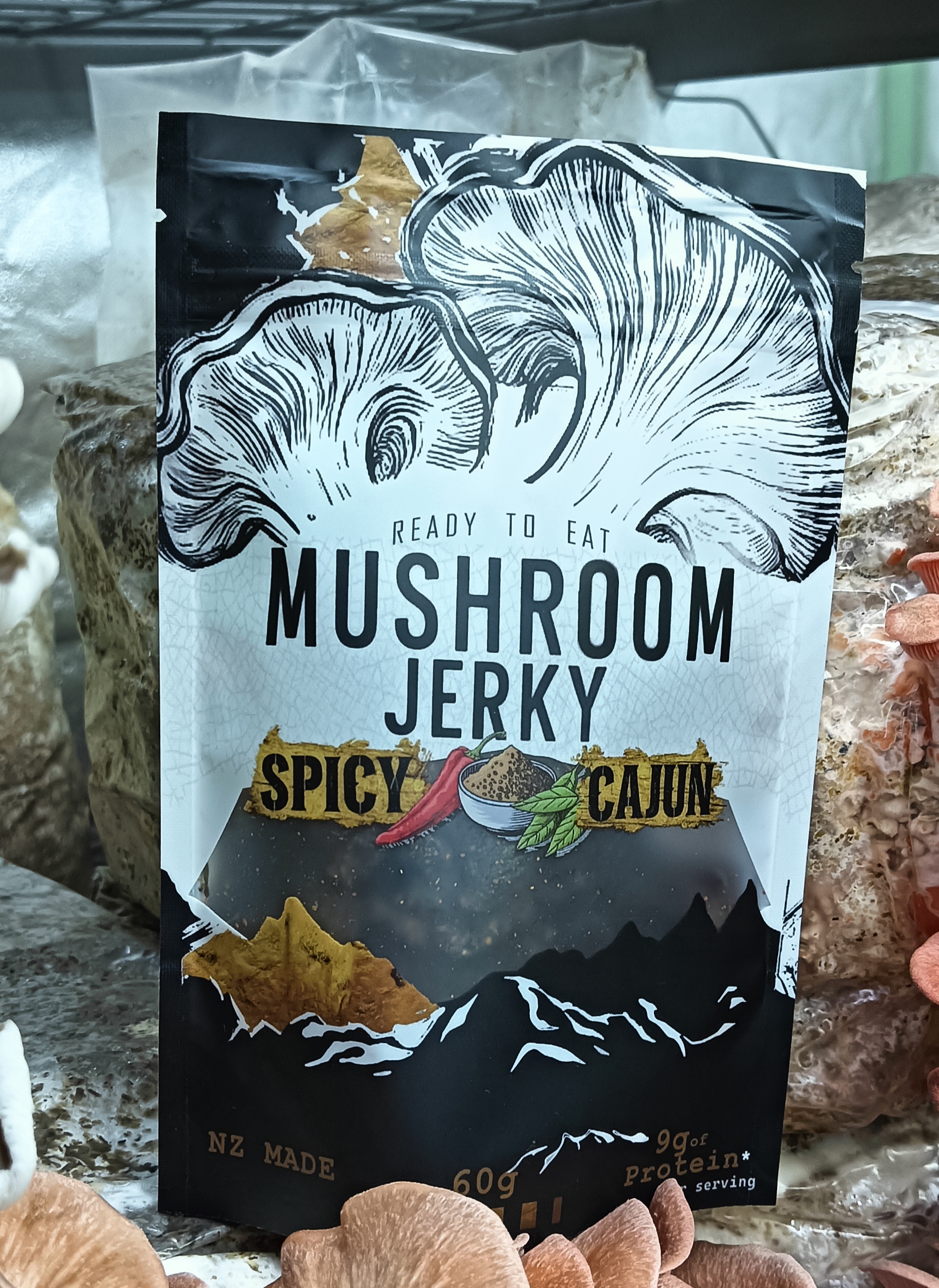 Mushroom Jerky - Spicy Cajun