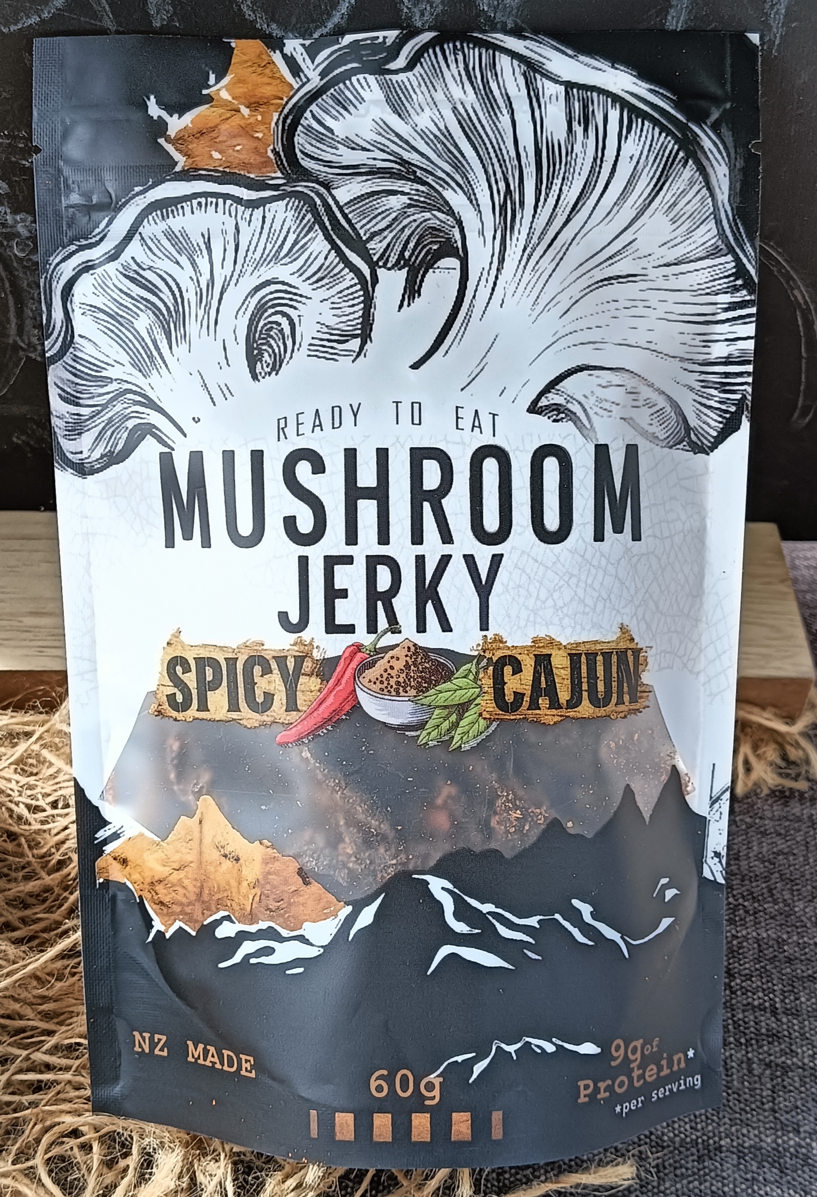 Mushroom Jerky - Spicy Cajun