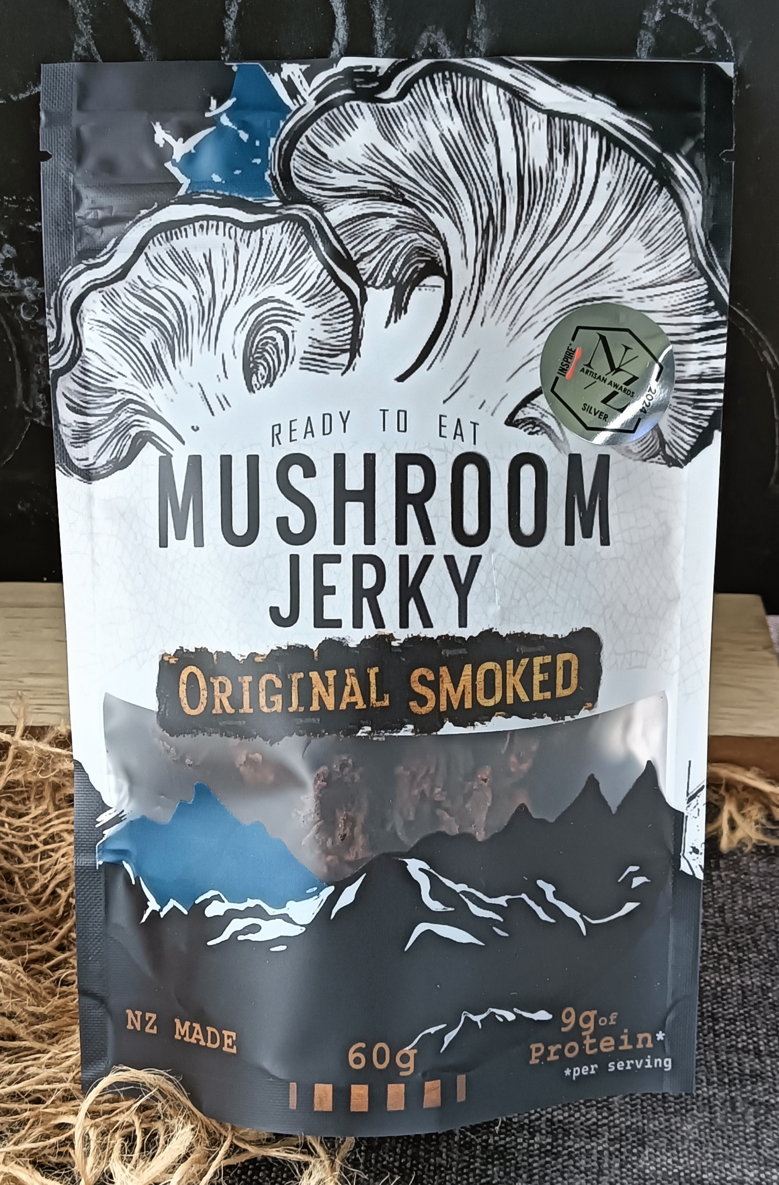 Mushroom Jerky Original SMOKED