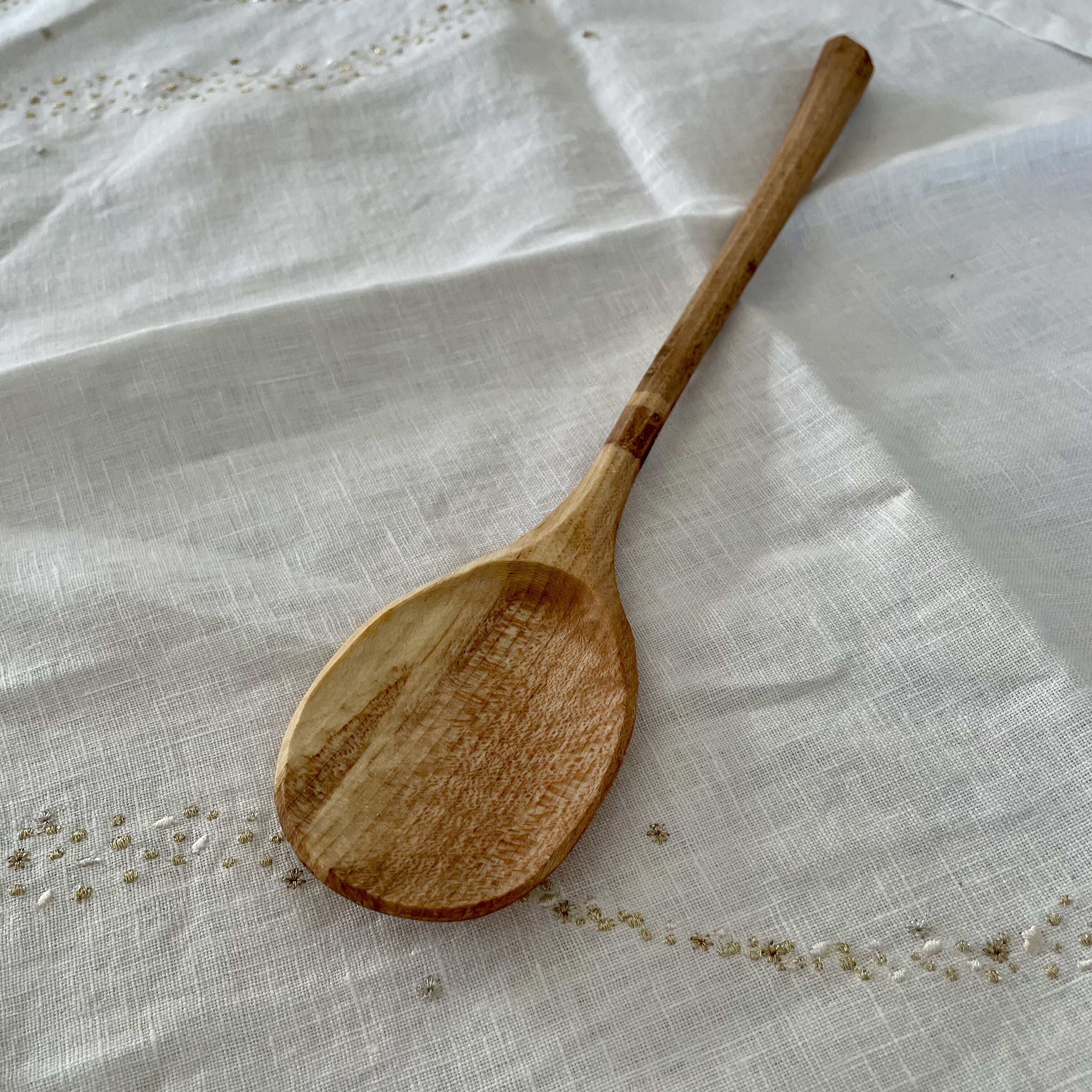 12" oval cooking spoon