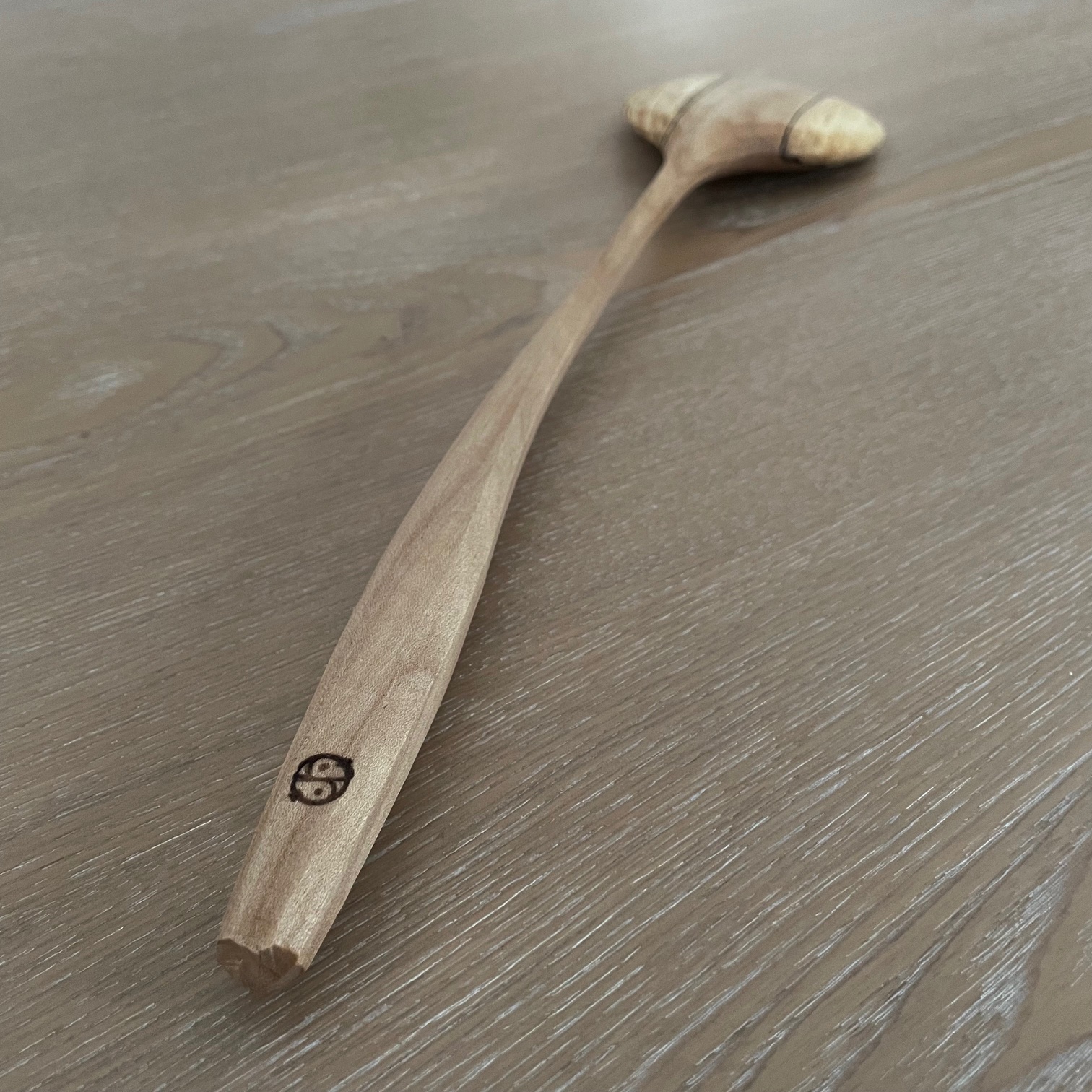 13" Spalted maple cooking spoon
