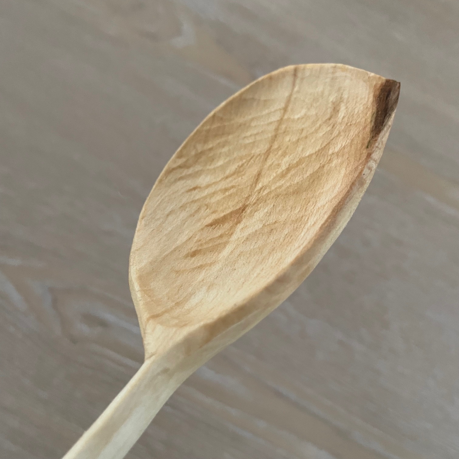 11" Maple "Floral" cooking spoon