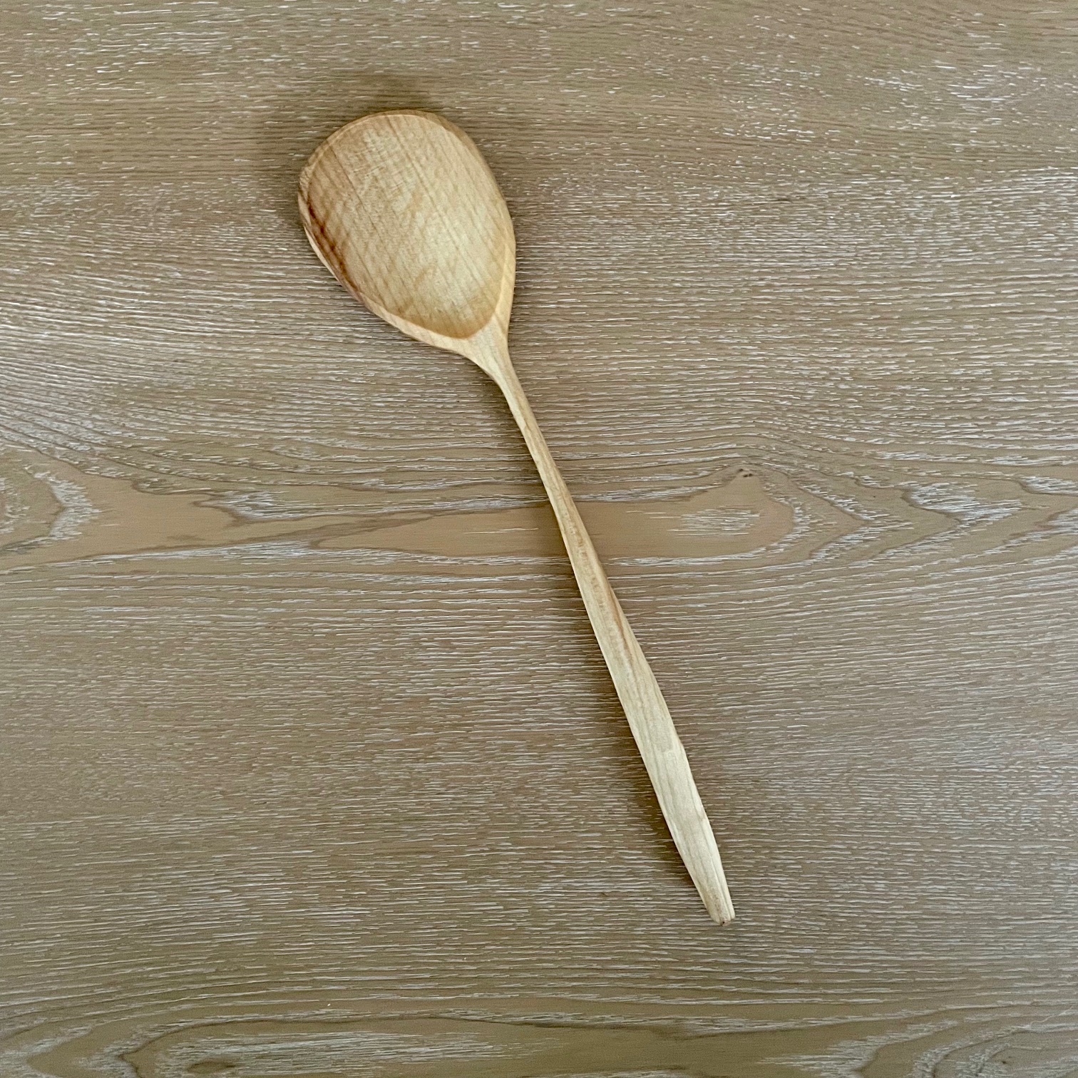 12" Baked Maple cooking spoon