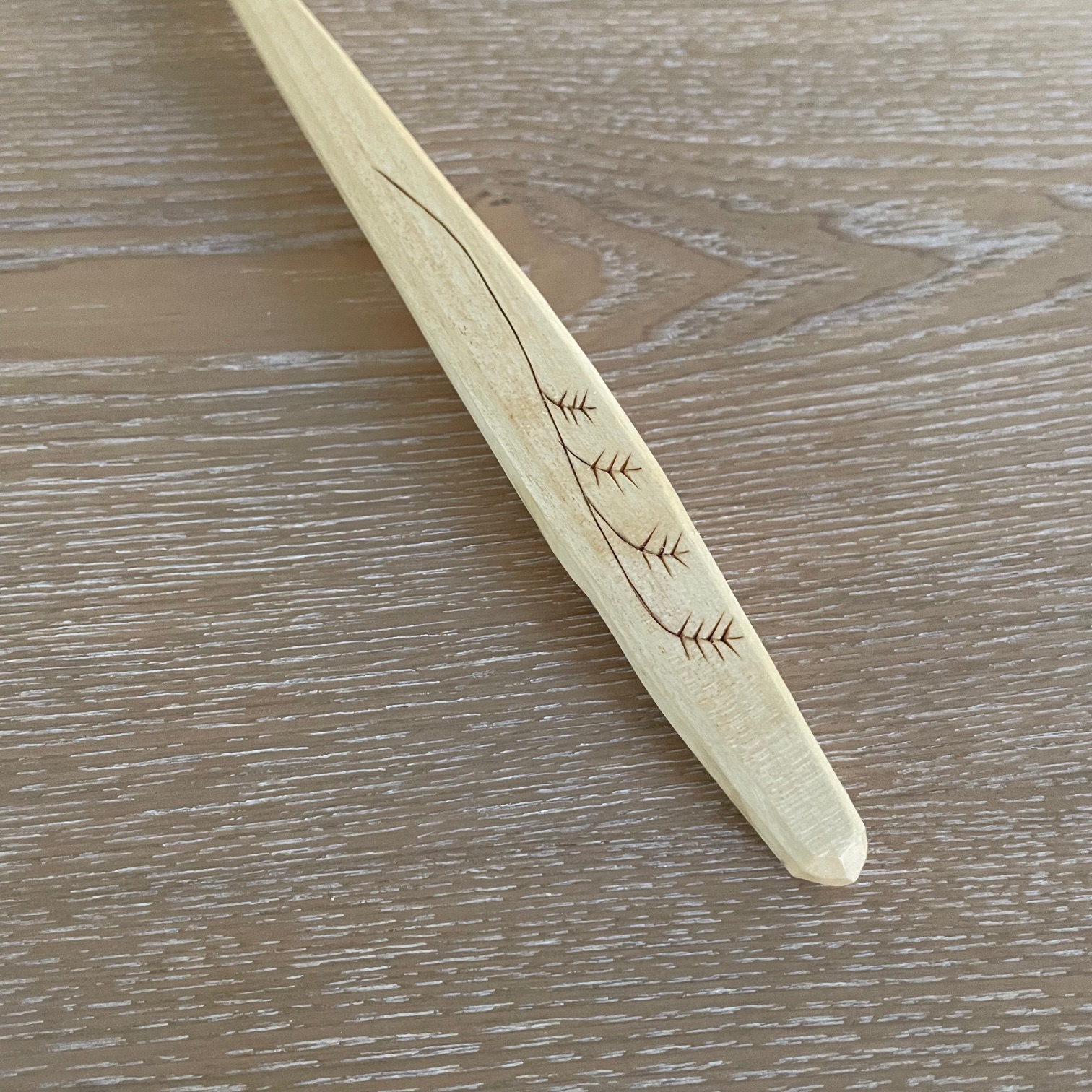 12" Maple cooking spoon
