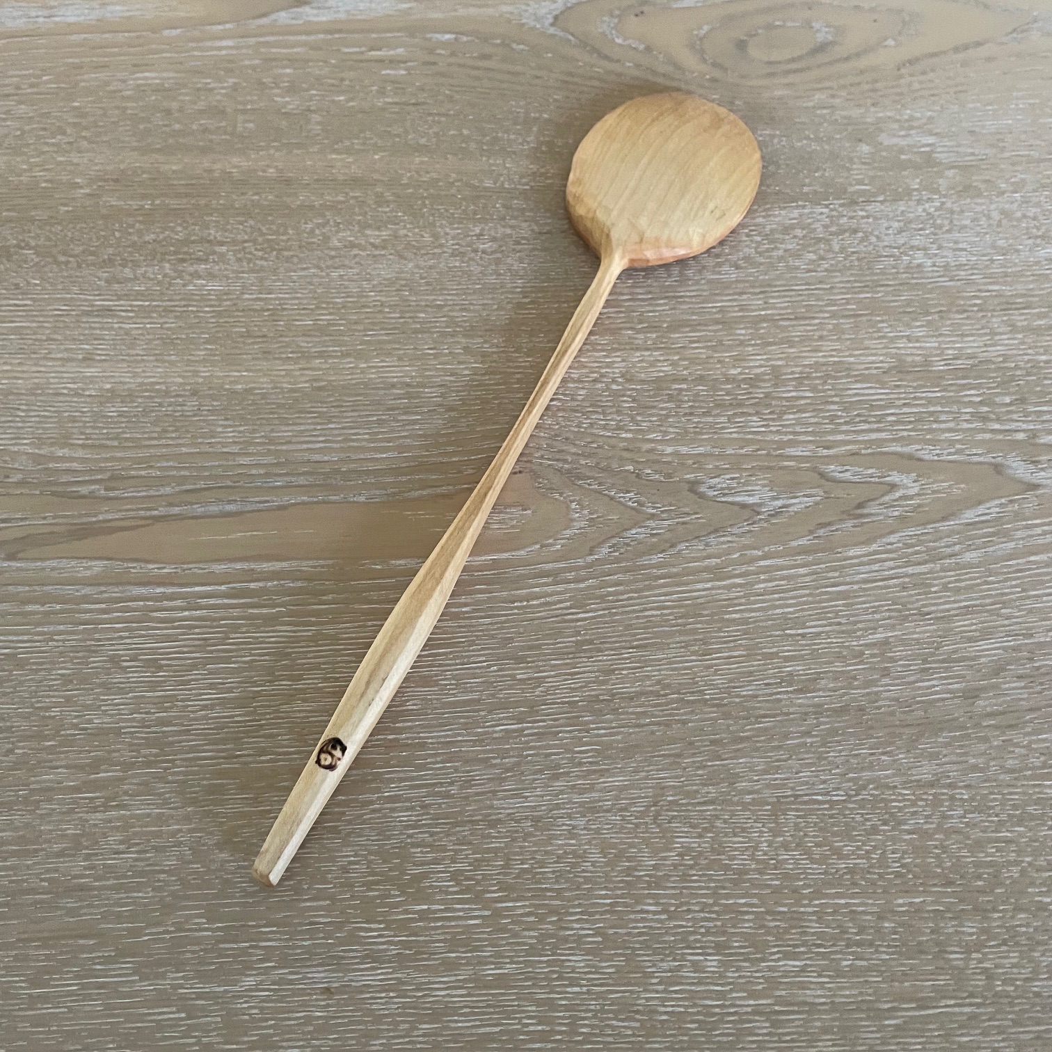 12" Baked Maple cooking spoon