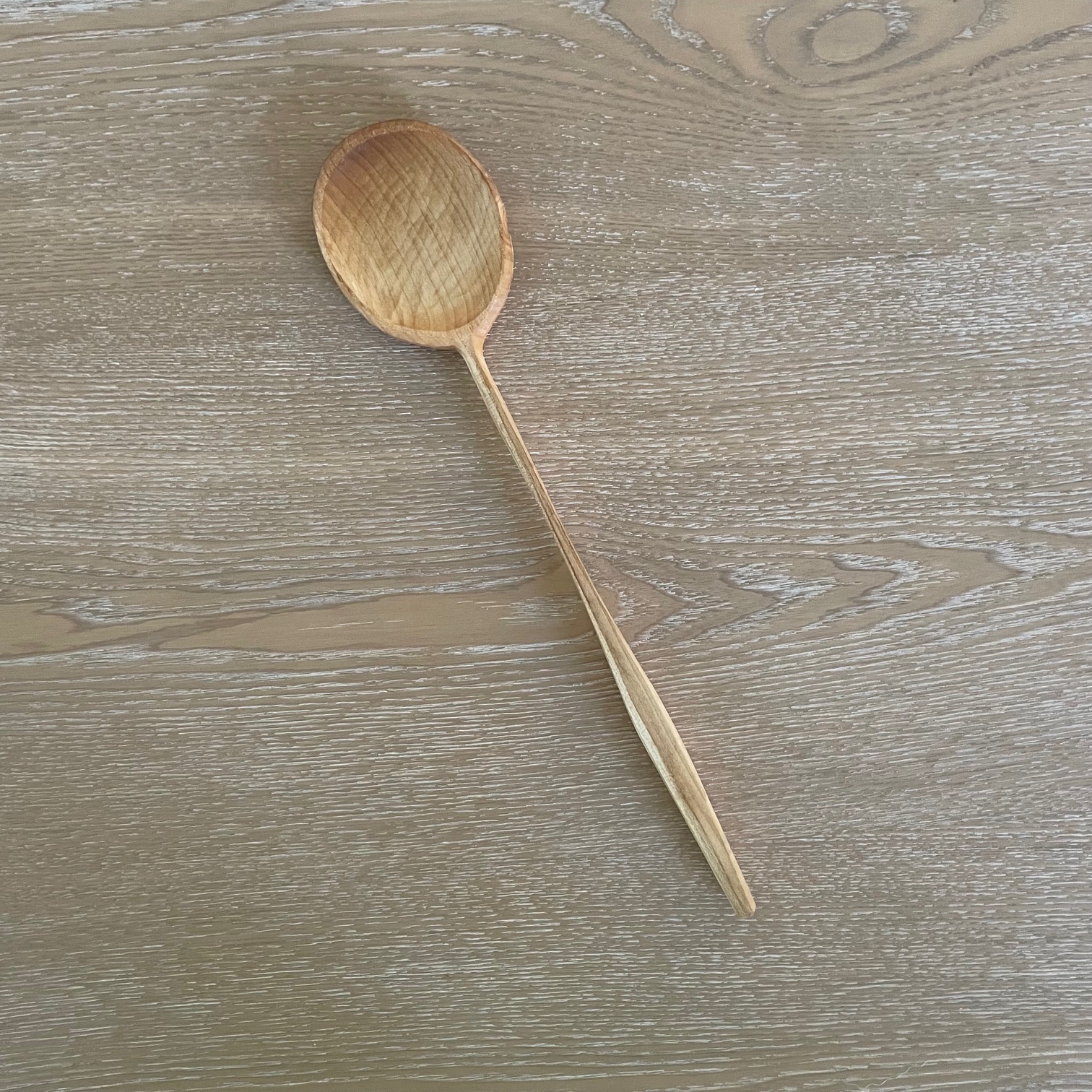 12" Baked Maple cooking spoon