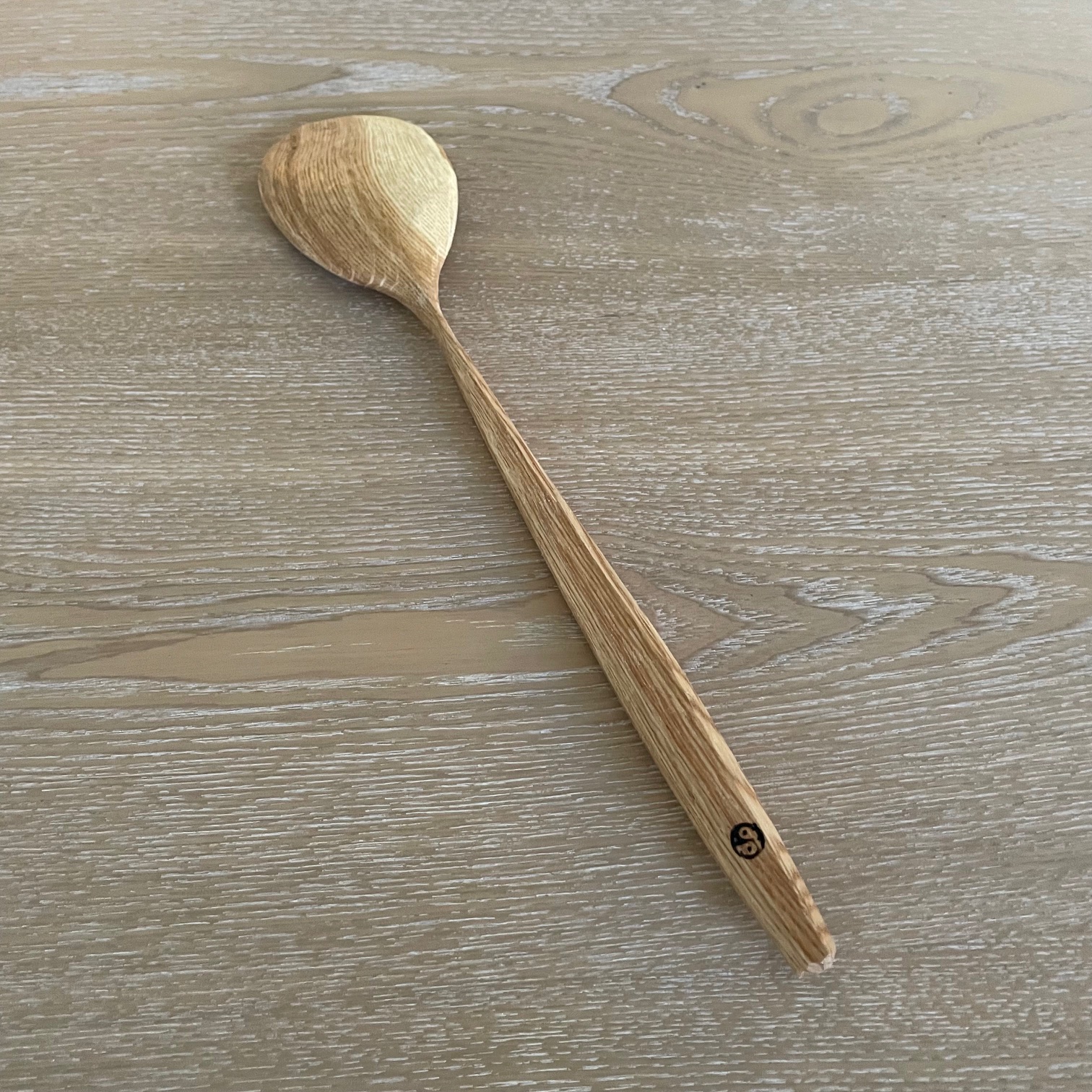 12" White Oak cooking spoon