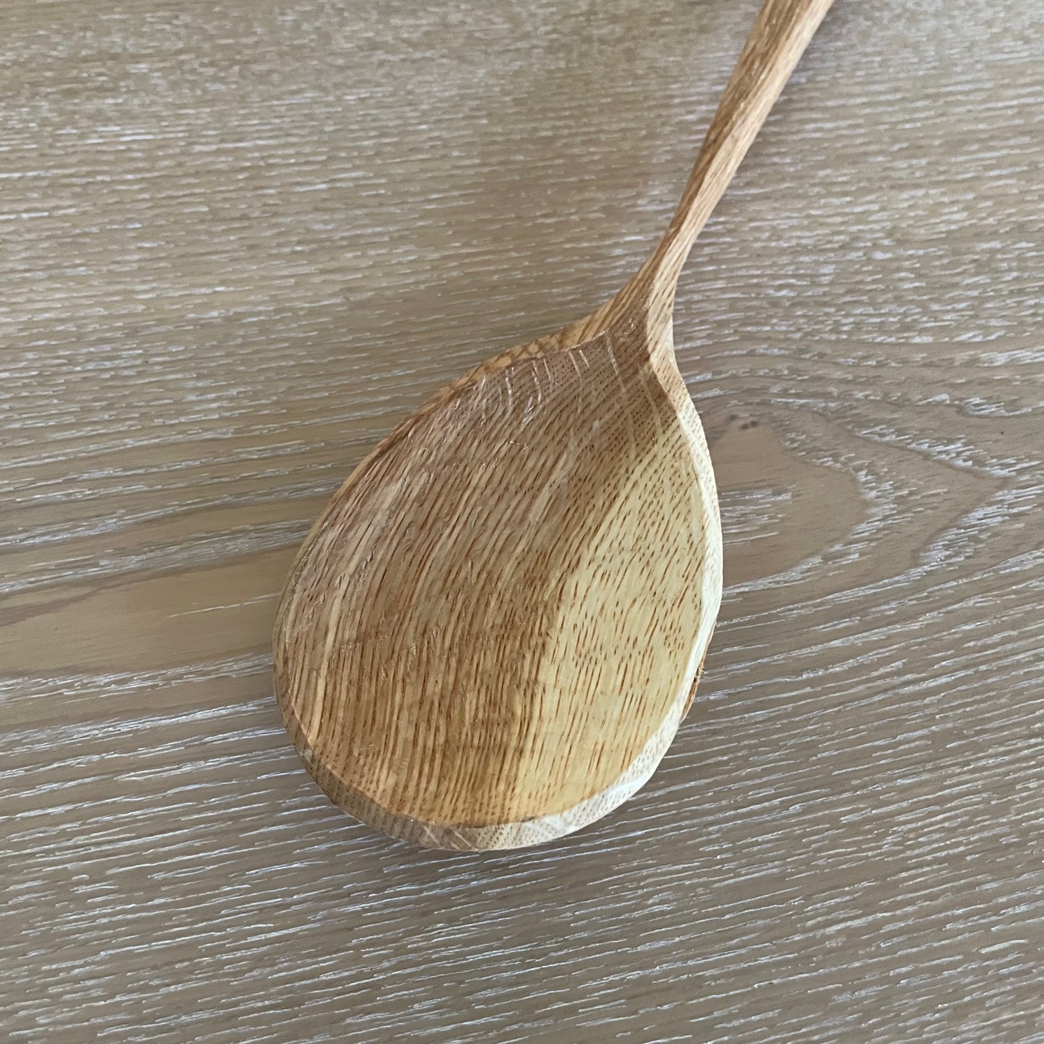 12" White Oak cooking spoon