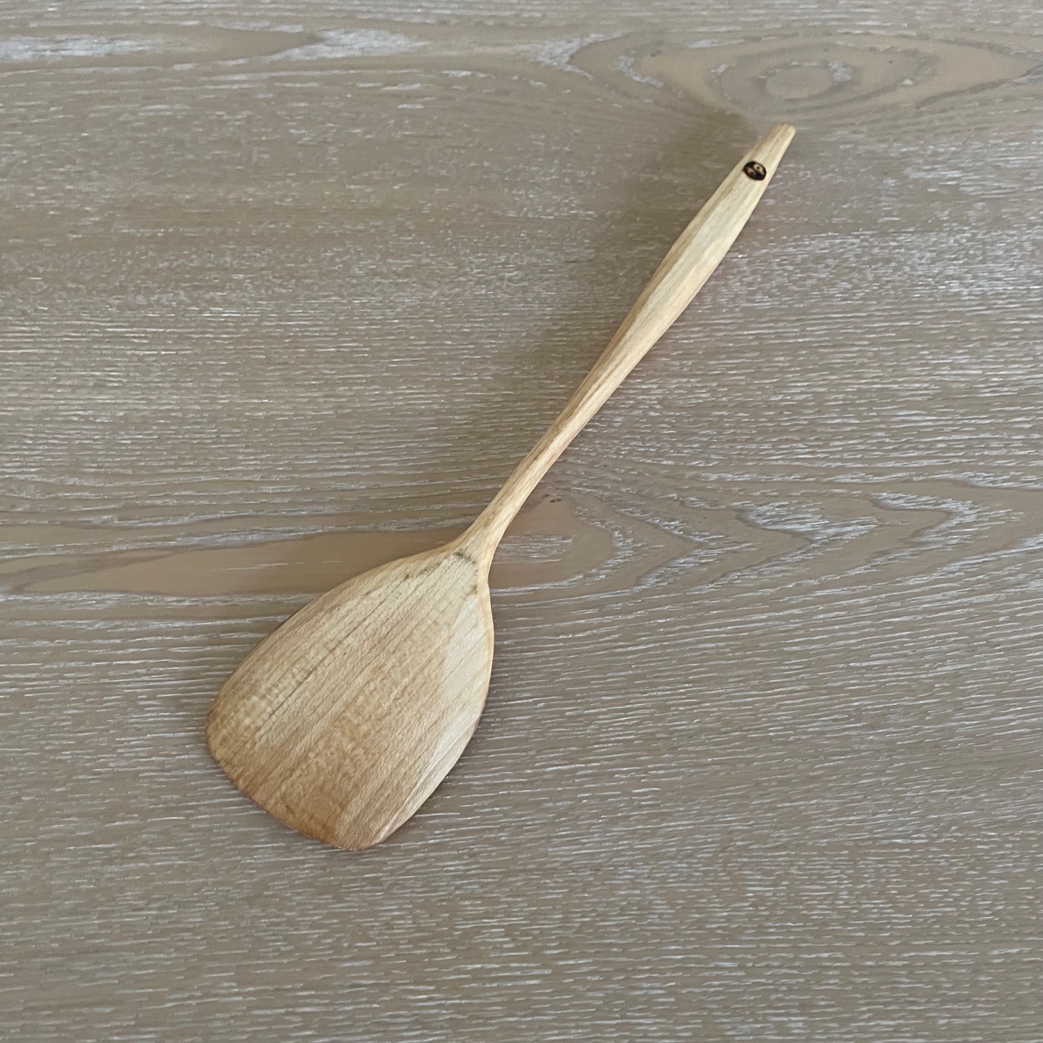 12" Baked Maple cooking spoon