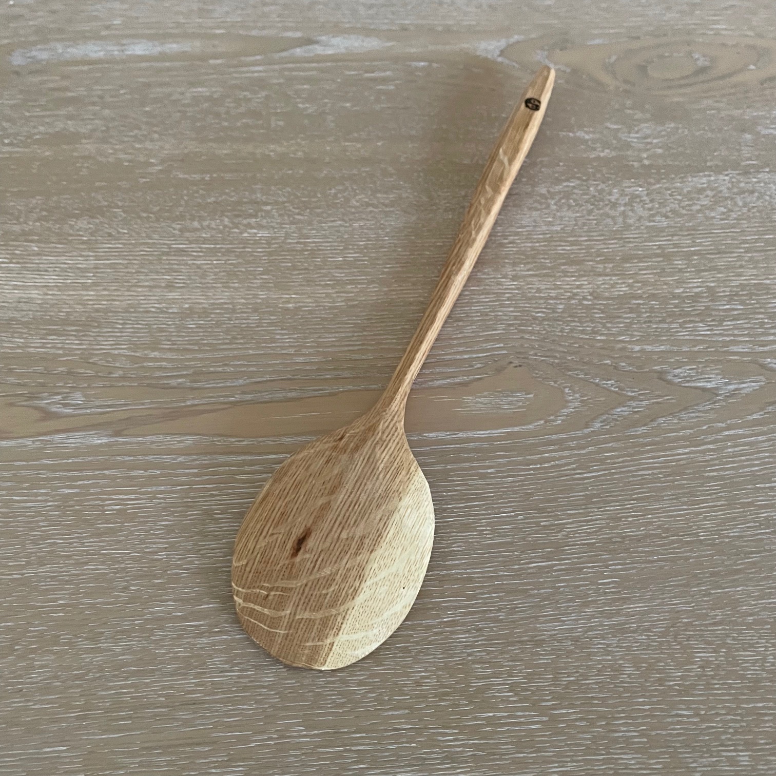 12" White Oak cooking spoon