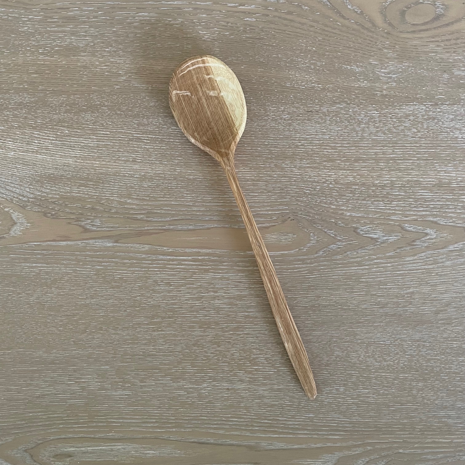 12" White Oak cooking spoon