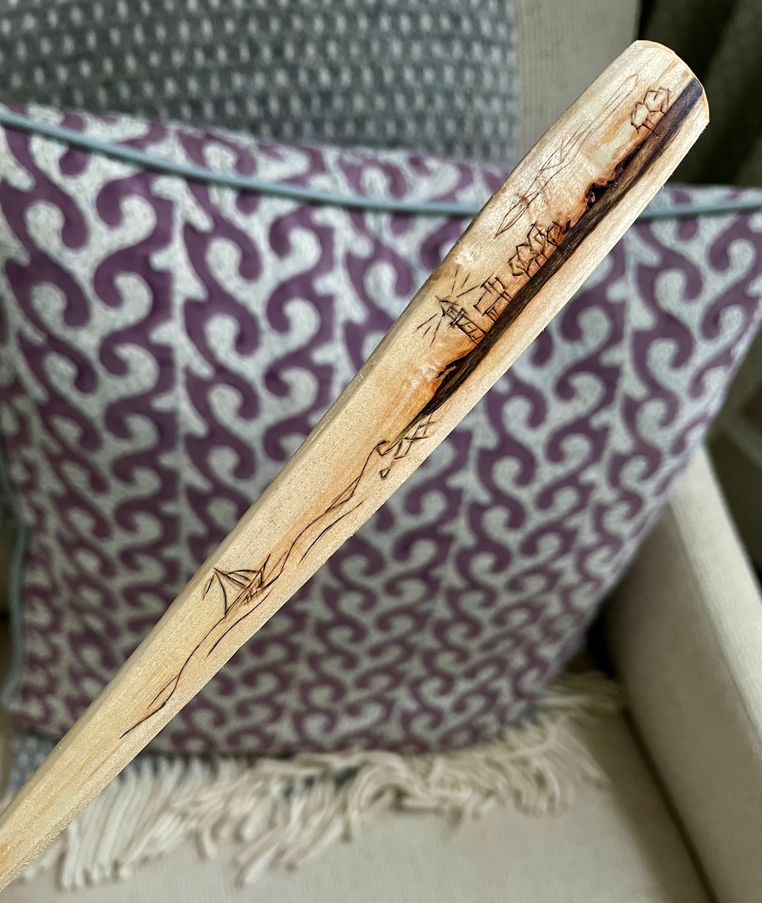 13" Scrimshaw Cooking Spoon