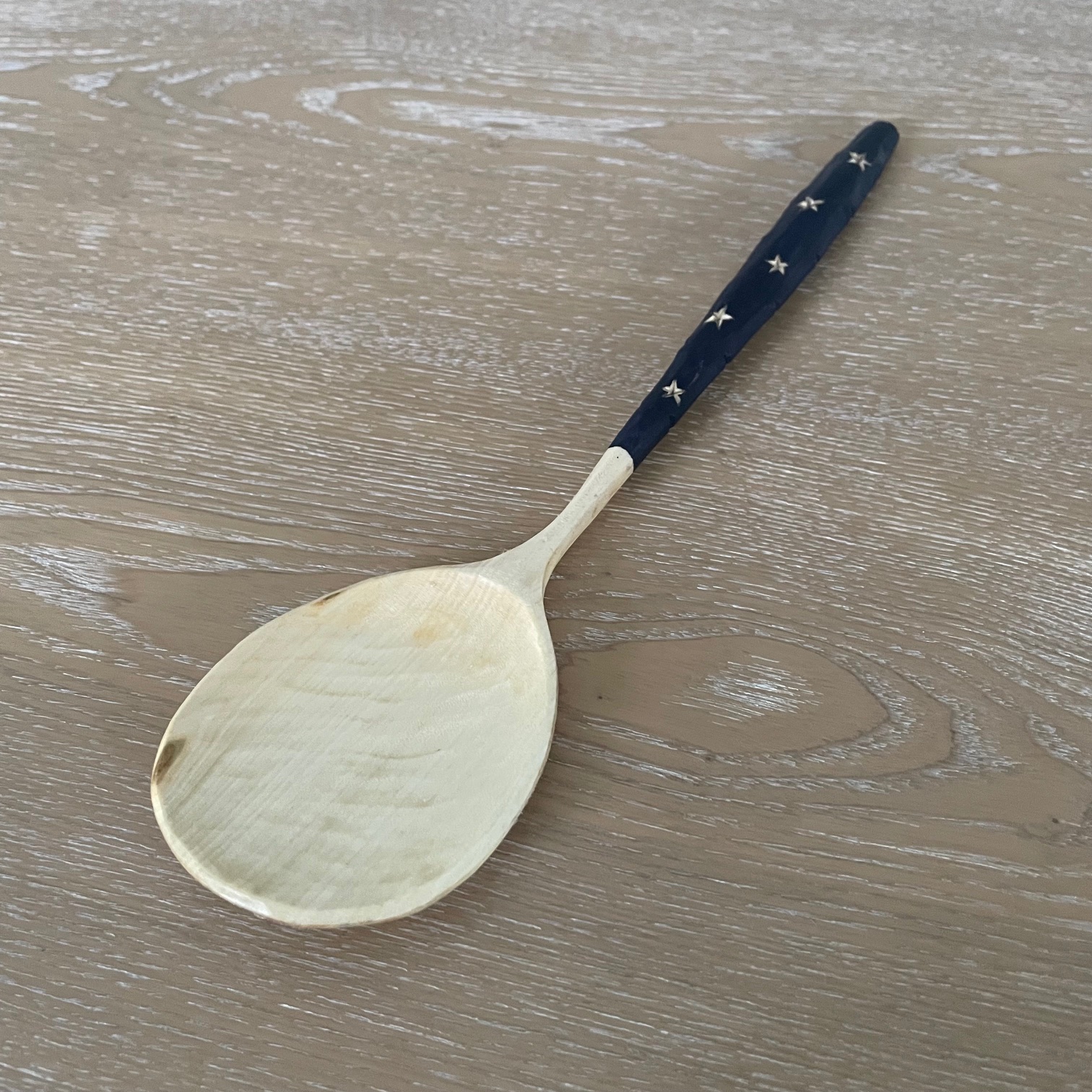 12" Painted "Star" spoon