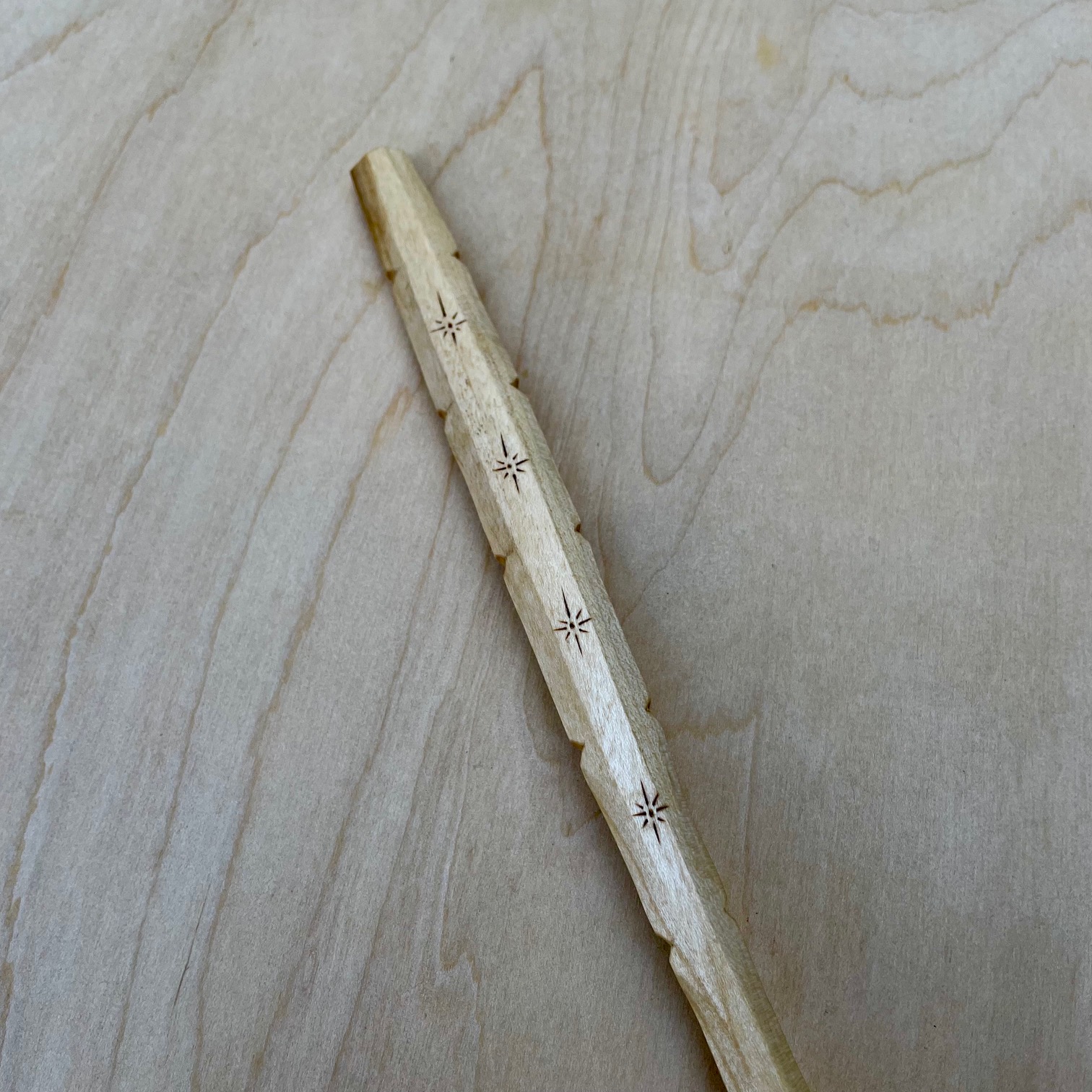 12" Maple cooking spoon