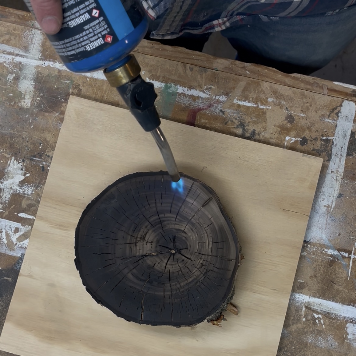 Tree Ring Print -- Storm Drop Log No. 3