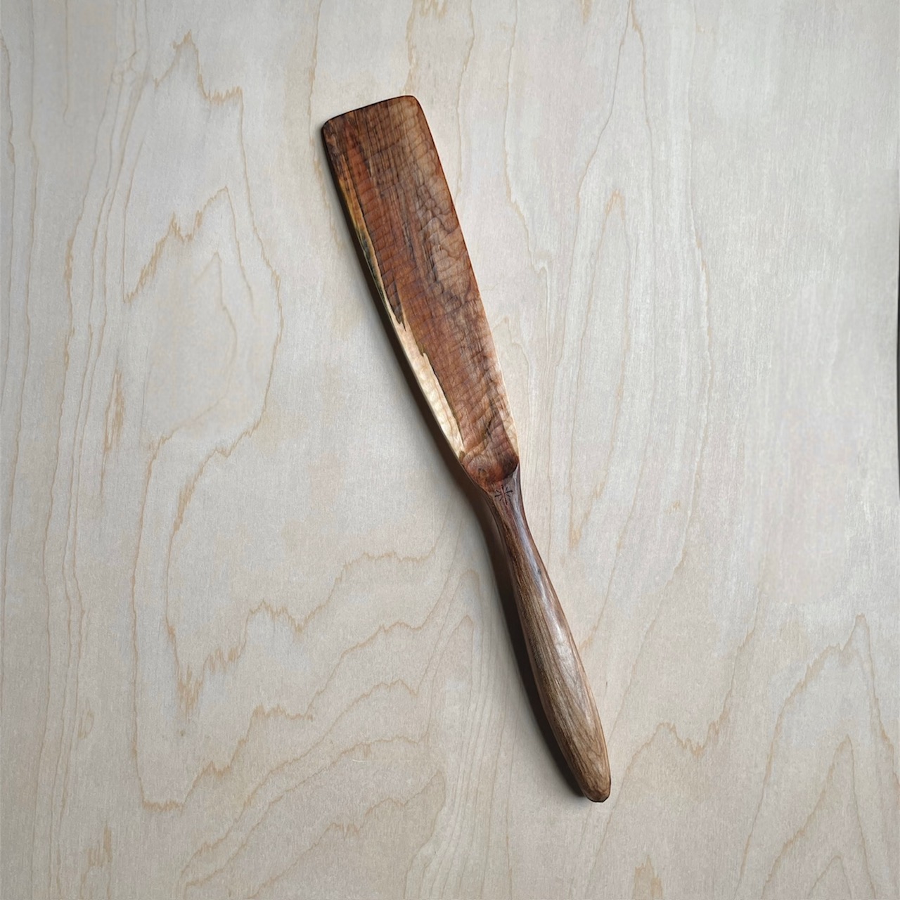 12" Spalted Maple spurtle
