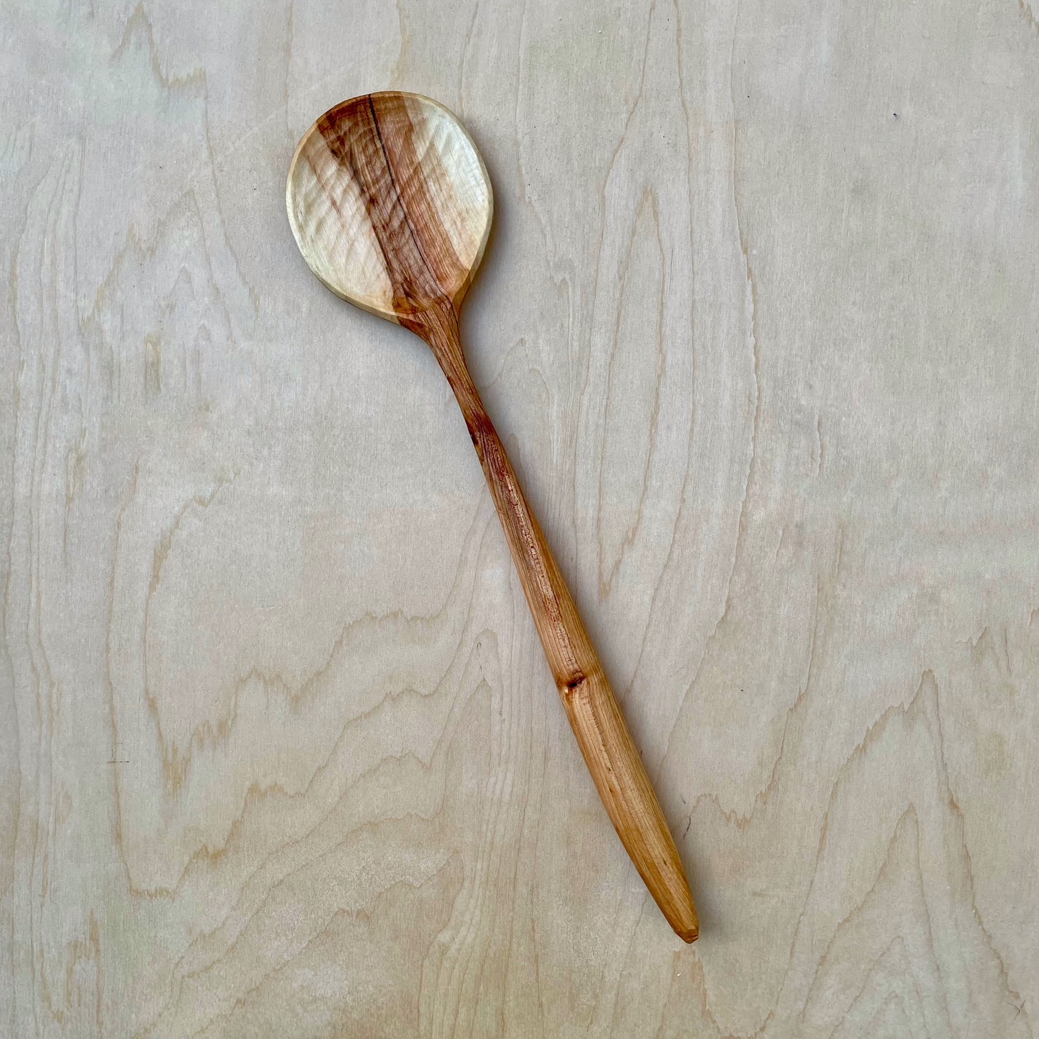 12" Maple cooking spoon