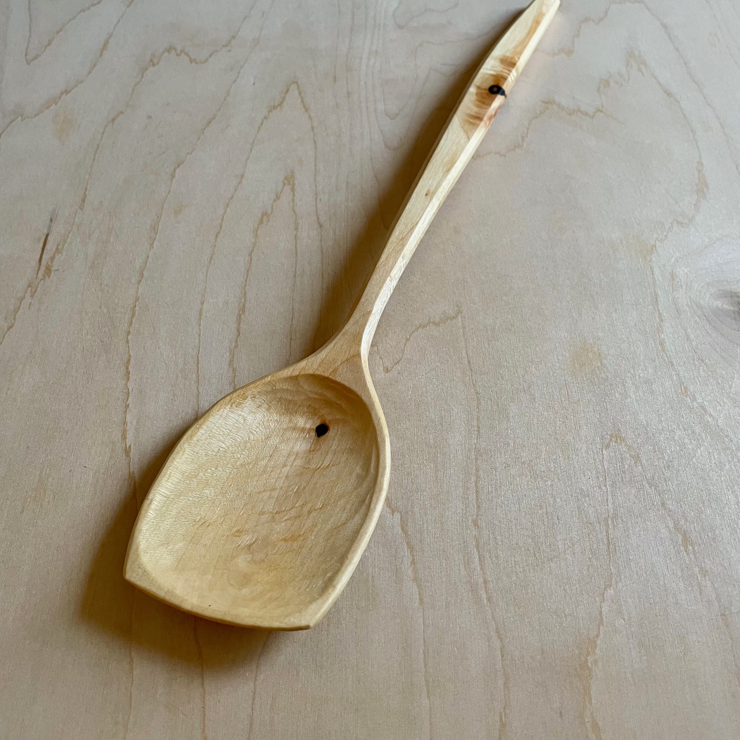 Maple Flat-Tipped Everyday Cooking Spoon