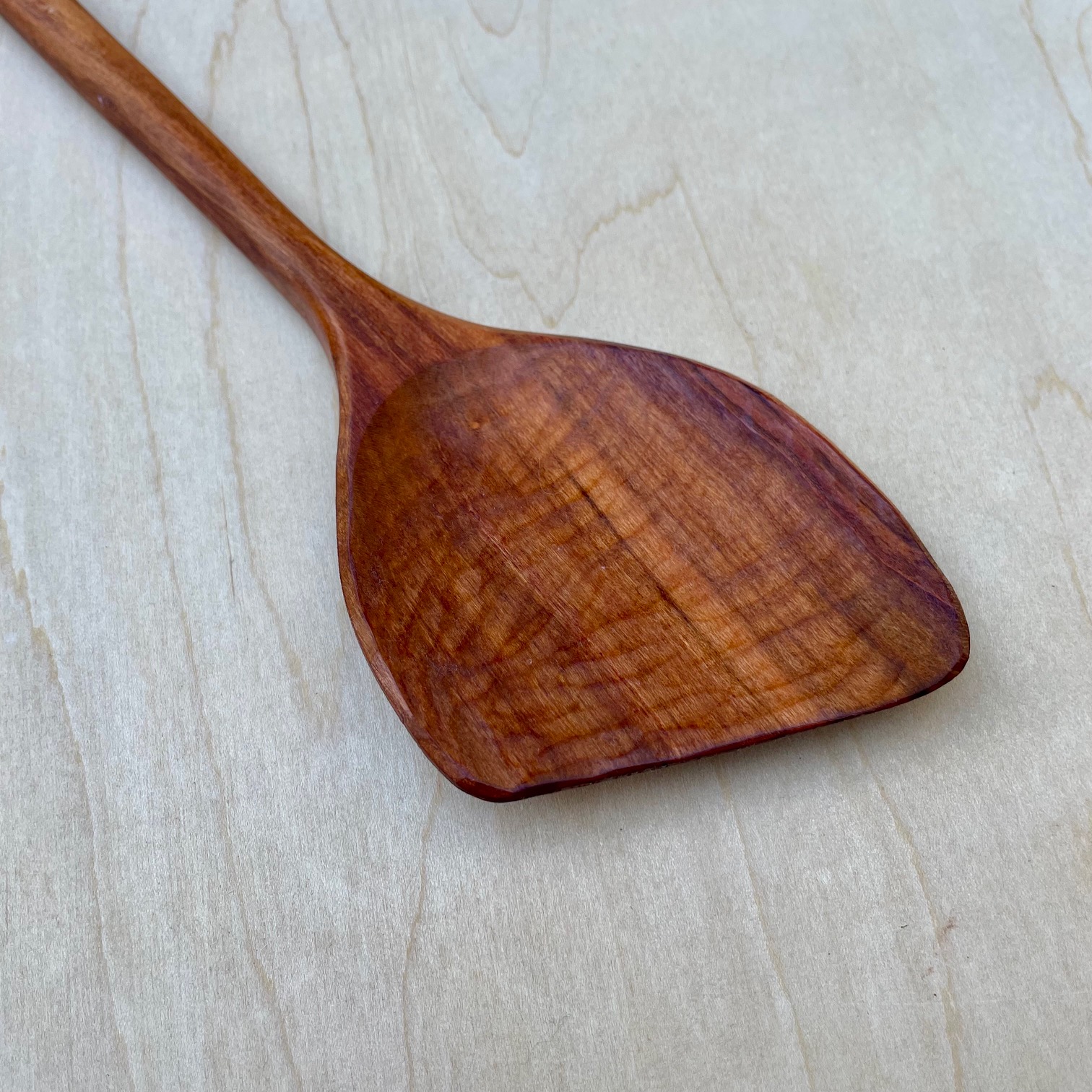 12" Left-handed Cherry scraper spoon