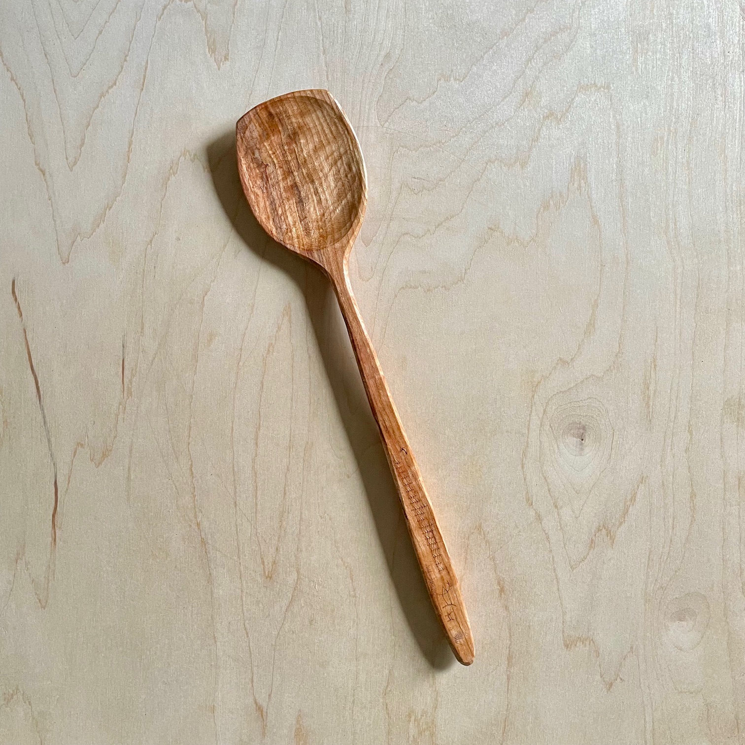 “Elk at Dusk” Black Birch Spoon